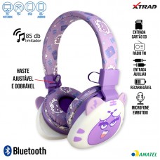 Headphone Bluetooth Infantil Xtrad LC-870 - Tiger